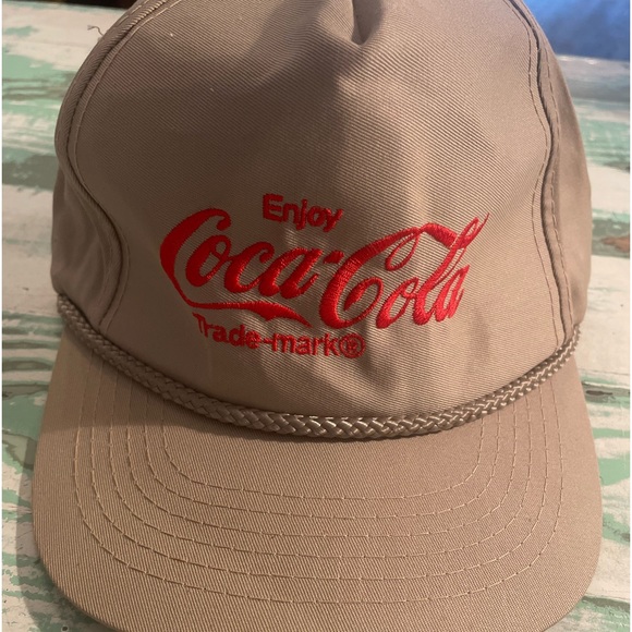 Vintage Coca Cola Trucker Baseball Rope Snapback Hat Cap - Picture 1 of 6